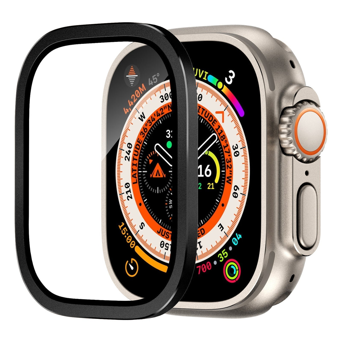 Titanium Screen Protector for Apple Watch Ultra