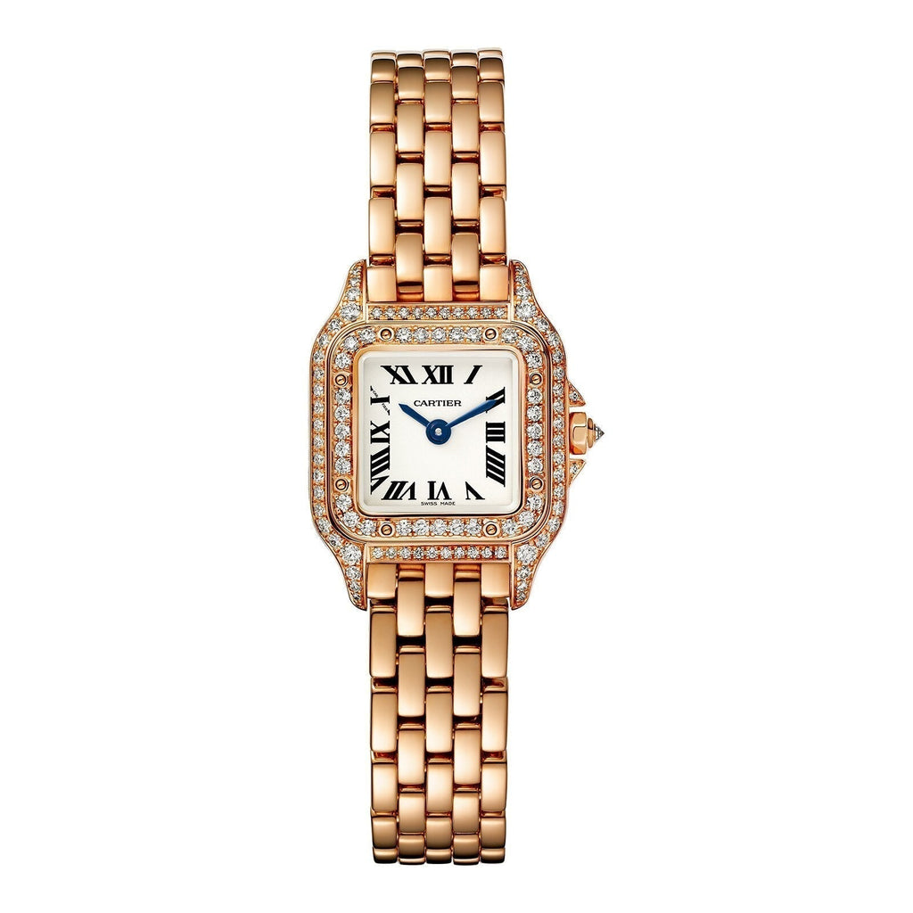 Panthère de Cartier Small Model | 20mm, 18K Rose Gold, Silver Dial