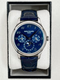 2021 Patek Philippe Perpetual Calendar 39mm 5327G White Gold Blue Dial