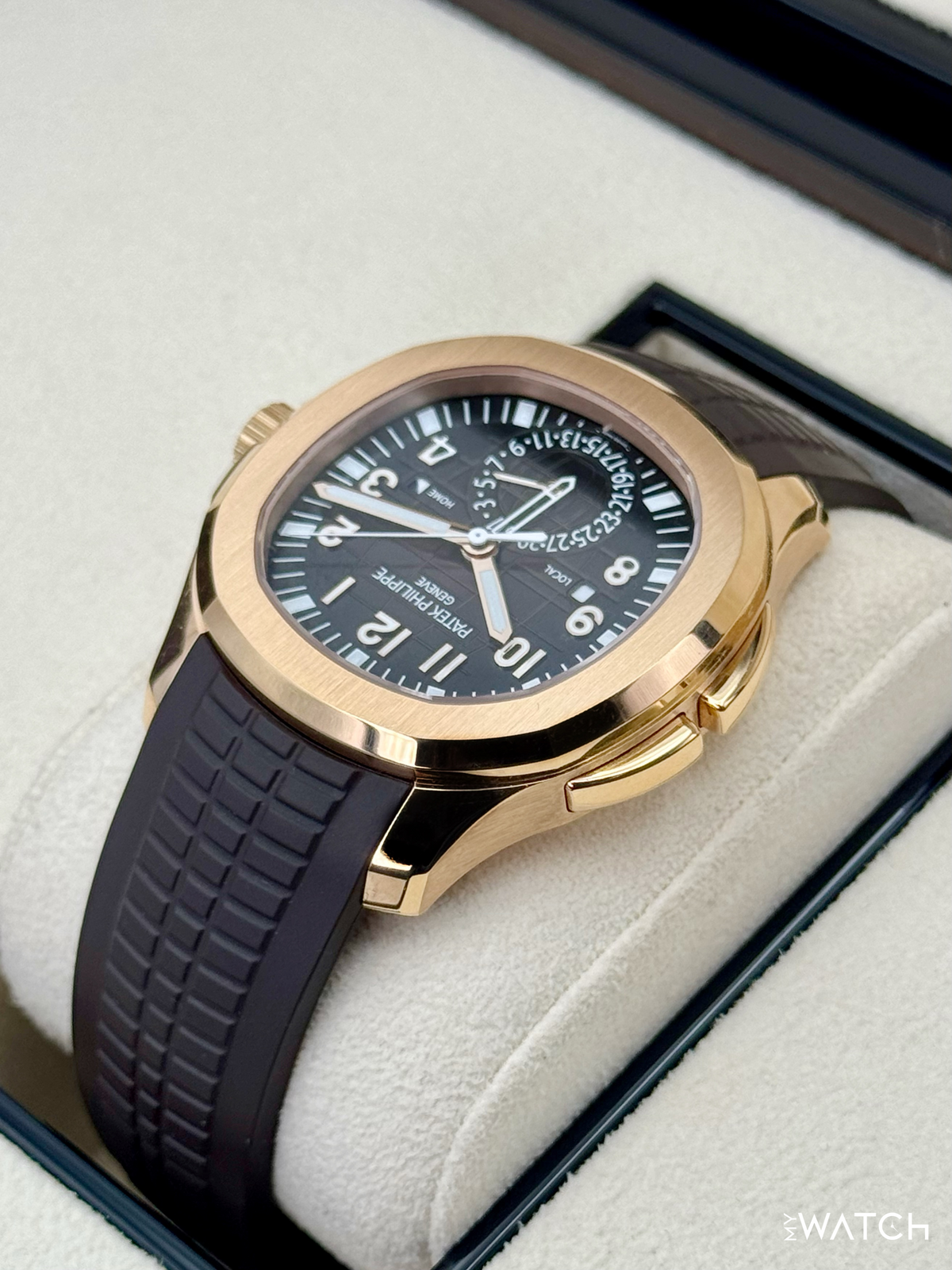Patek Philippe Aquanaut 40.8mm 5164R-001 Rose Gold Brown Dial