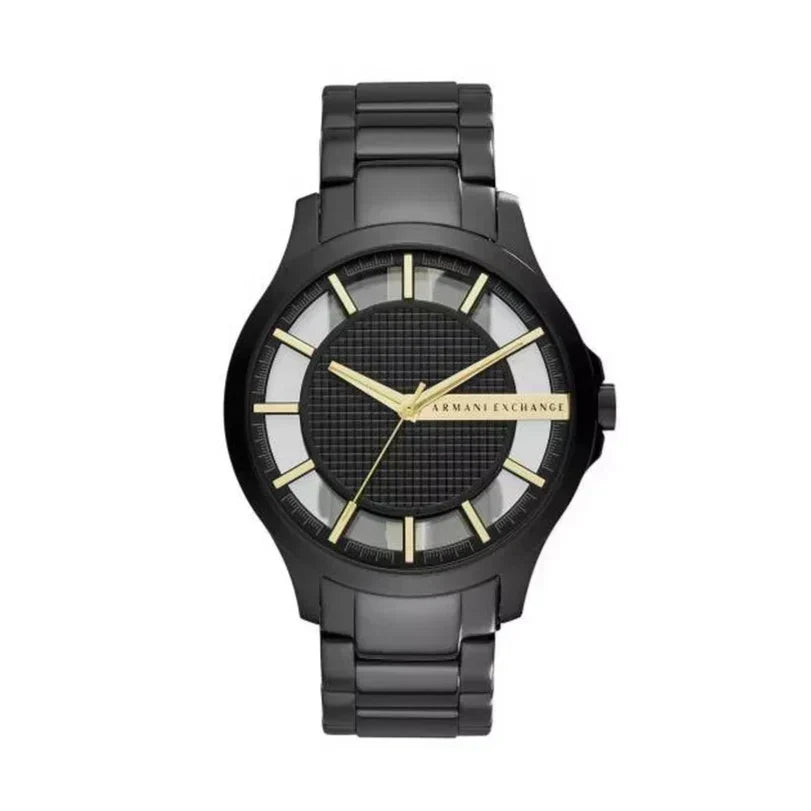 Armani Exchange Hampton Series AX2192 Men's Chronograph – Black Dial with Matching Black Stainless Steel Bracelet
