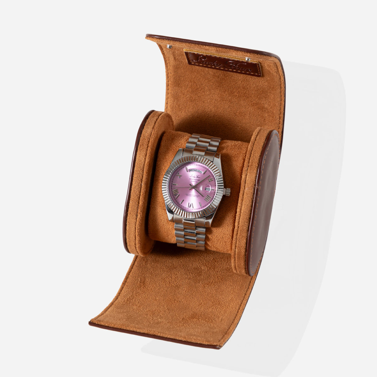 Premium Leather Watch Roll