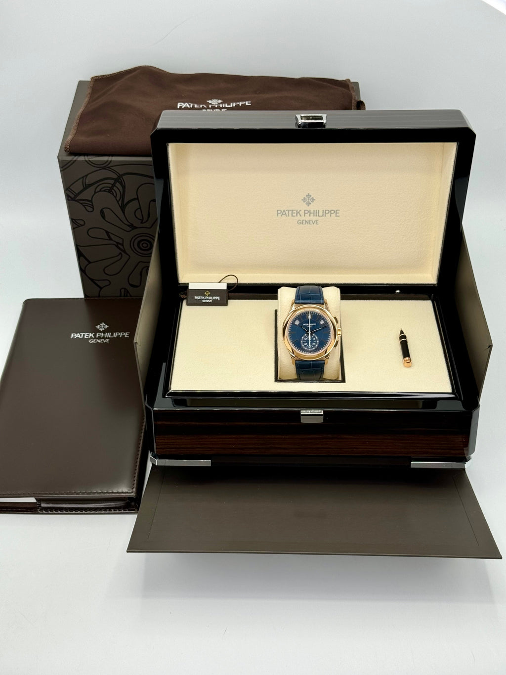 NEW 2026 Patek Philippe 5905R Flyback Chronograph Annual Calendar Blue Dial