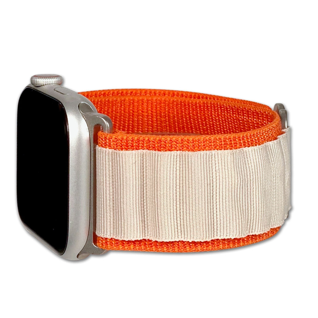 Apple Watch | Alpine Loop | Orange-White