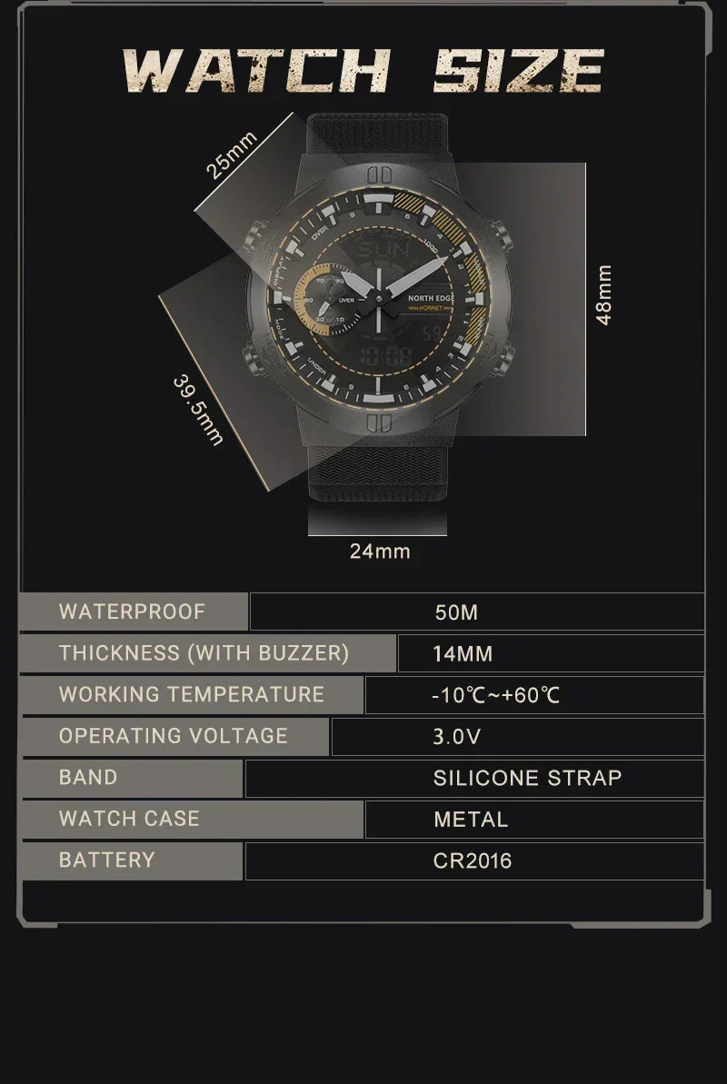 Hornet Adventure Sports Watch – North Edge